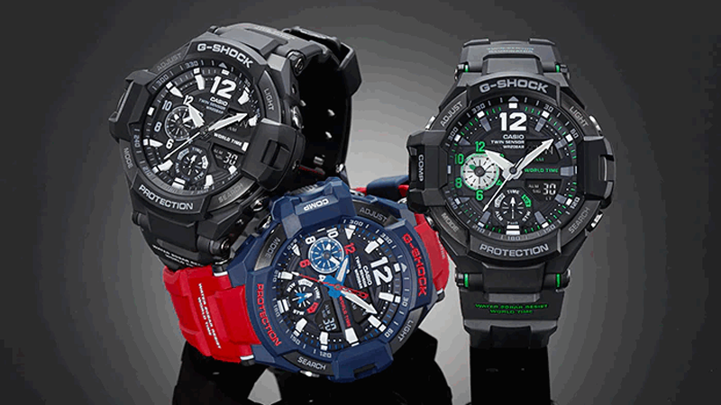 Đồng hồ G-Shock với tính năng chống sốc và có độ bền bỉ